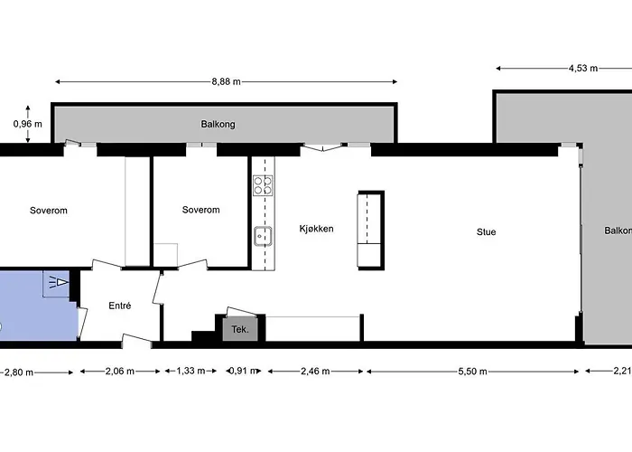 Barcode - Two-bedroom In * אוסלו